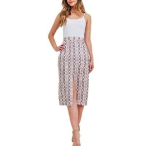 Casual Knee Length Summer Skirt Womens Small